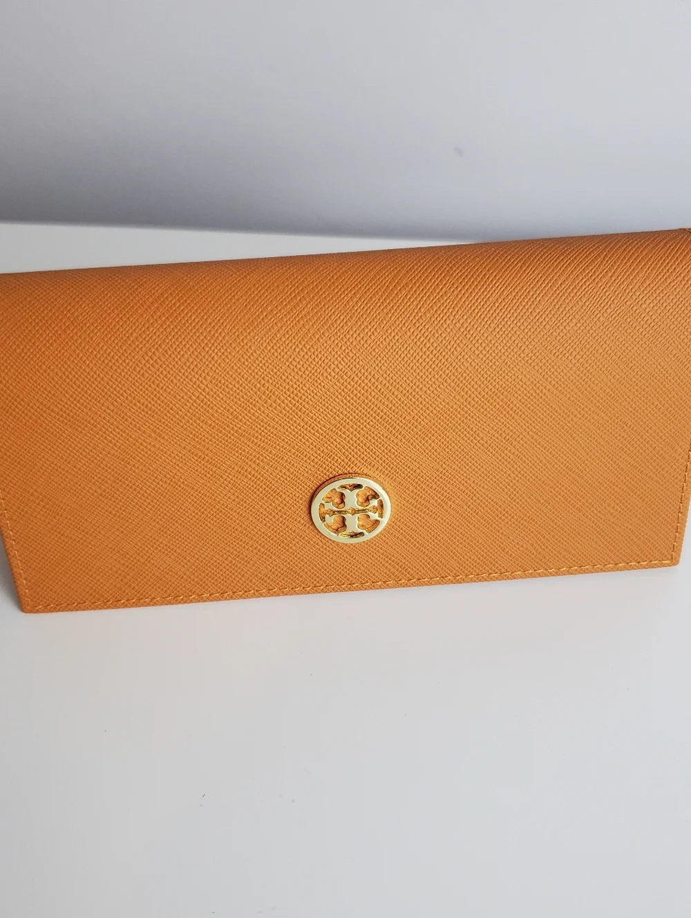 Tory Burch orange sunglasses case